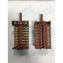 ЕР176 Переключатель духовки 7 позиций Hansa 250V 16A EP176 / Код: 9923 | Orenten.ru
