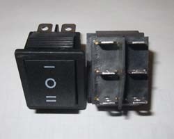 KN038 Кнопка клавишная KND-4  15А250V KN038 / Код: 2443 | Orenten.ru