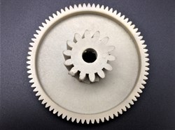 Шестерня Panasonic Д-78/28, зубы 78/14 косая/косая(ответная часть к шестерне с металл. валом Д-82 ко 41.122-VIT / Код: 3704 | Orenten.ru