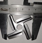 MRZ049	Нож к мясорубке 6 граней внутренний D=7,5 мм MRZ049 / Код: 9837 | Orenten.ru