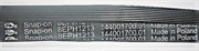 Ремень 1213 H8 L-1178 мм, черн. H305 / Код: 0255 | Orenten.ru