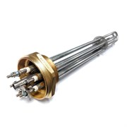Блок тэнов KFL 003, нерж, 1/2", 8,5 мм, 7,5кВт, 35см, G1,5" (D48мм) 68575Р / Код: 4065 | Orenten.ru
